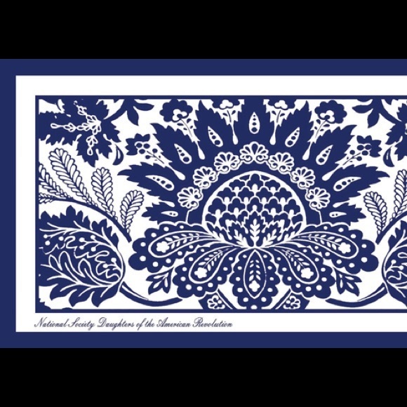 ✨HP✨RARE Classy Blue/White Floral Design Silky Wrapped Scarf Limited Edition - Picture 9 of 16